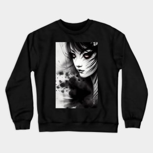 Gothic manga girl Crewneck Sweatshirt